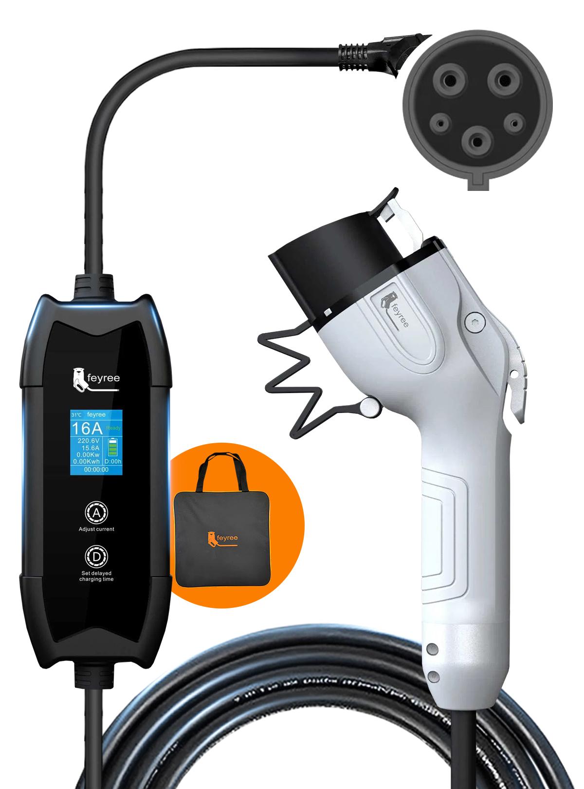 Зарядка для электромобиля Type 1 3.5 кВт 16А Черный (73420)