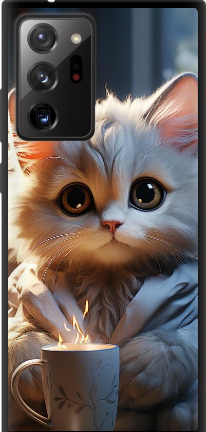 Чехол на Samsung Galaxy Note 20 Ultra White cat (5646b-2051-42517) Чехол на Samsung Galaxy Note 20 Ultra White cat (5646b-2051-42517)