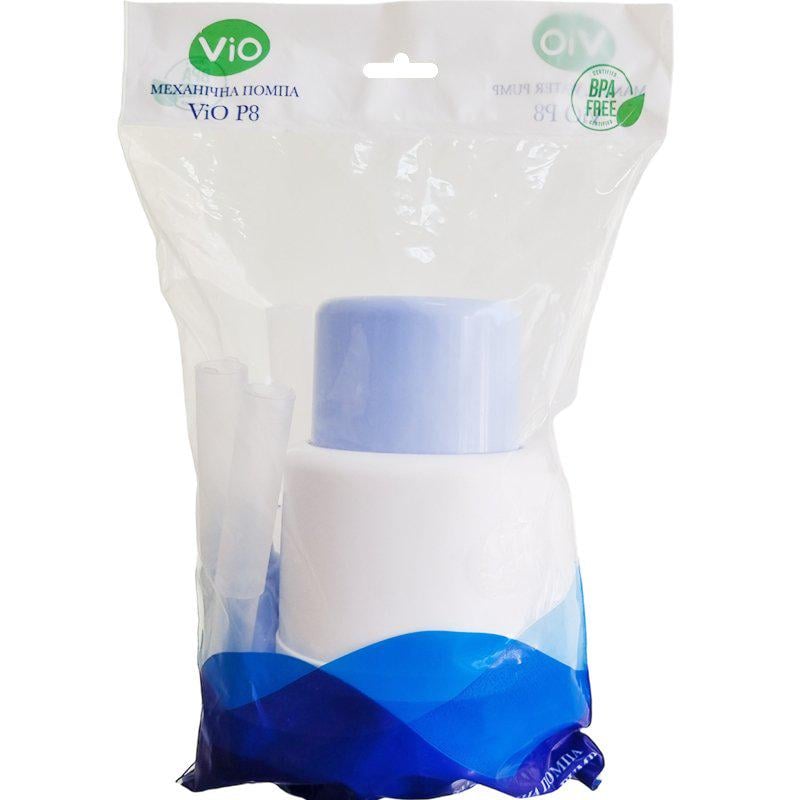 Помпа для воды ViO Р8 механическая с краном Голубой (10100) - фото 3 Помпа для воды ViO Р8 механическая с краном Голубой (10100) - фото 3