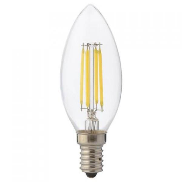 Лампа світлодіодна Horoz Electric Filament Candle-6 6W 2700K (25872-1)