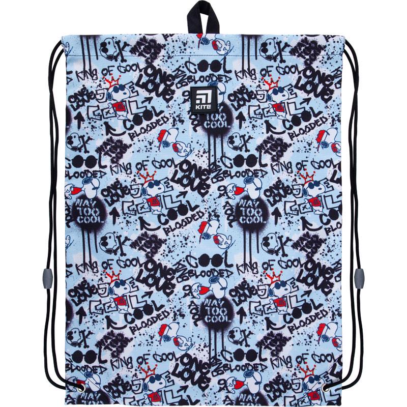 Сумка для обуви KITE Education Snoopy 49x36 см Бело-голубой (SN21-600L)