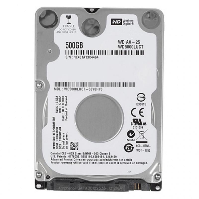 Жорсткий диск Western Digital AV-25 SATA2 16 Mb 5400 rpm 2,5" 500 GB (WD5000LUCT)