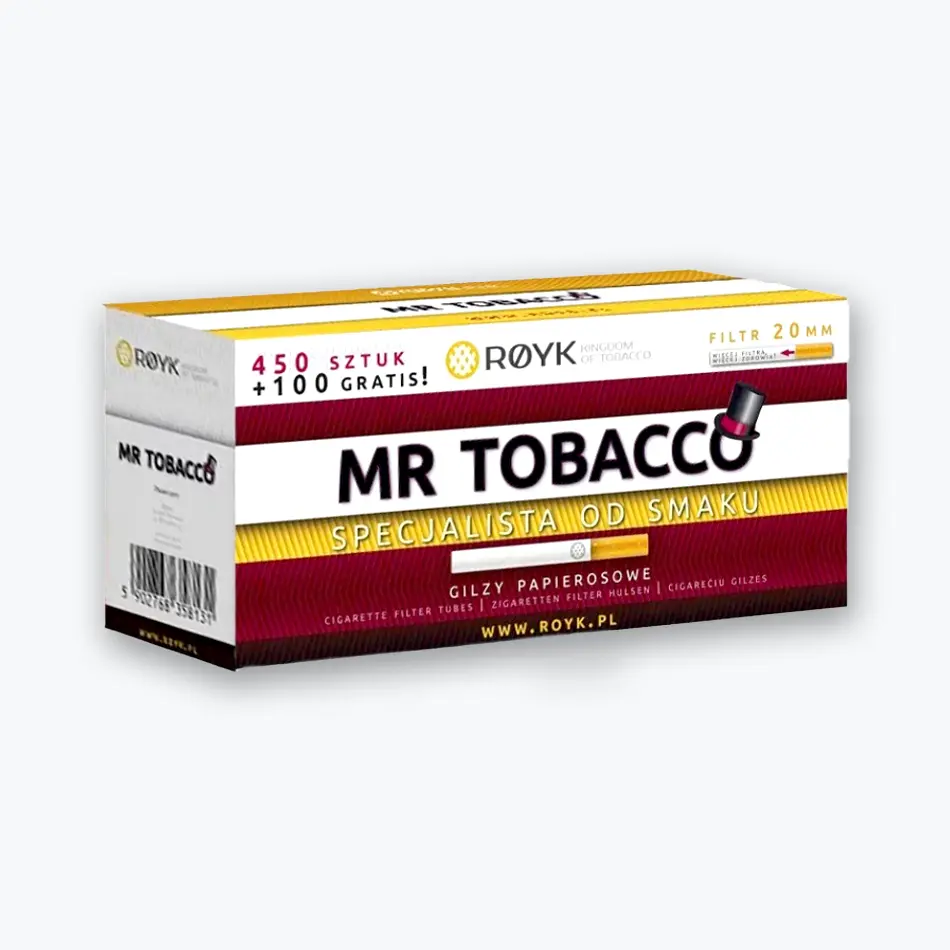 Гильзы для сигарет MR. TABACCO 20 мм 550 шт. (11447007)