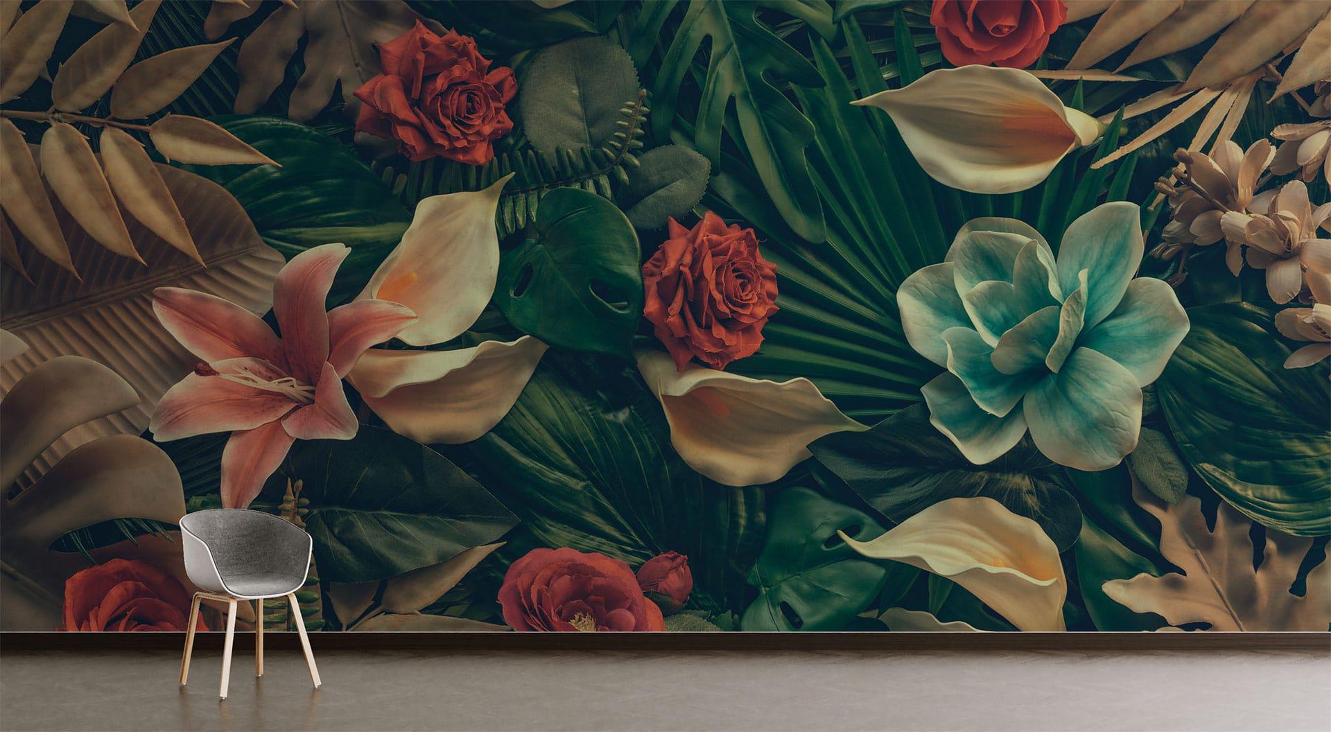 Фотошпалери флізелінові Styleo Print-walls Ботанічний вибух 0142 350х270 см (Pw-0142/3)