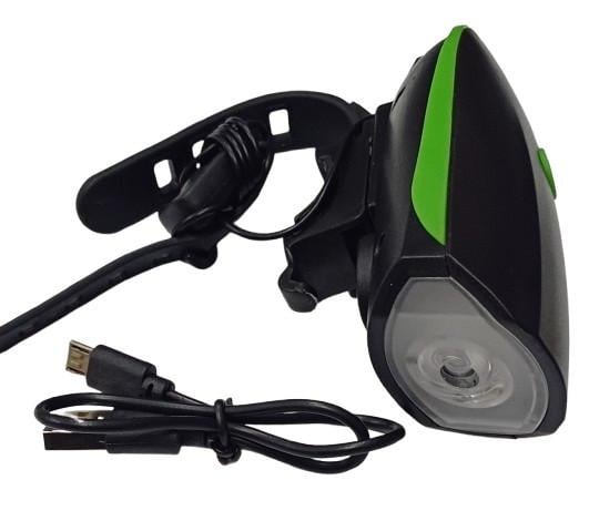 Велофонарь передний с функцией звонка (7588) Велофонарь передний с функцией звонка (7588)