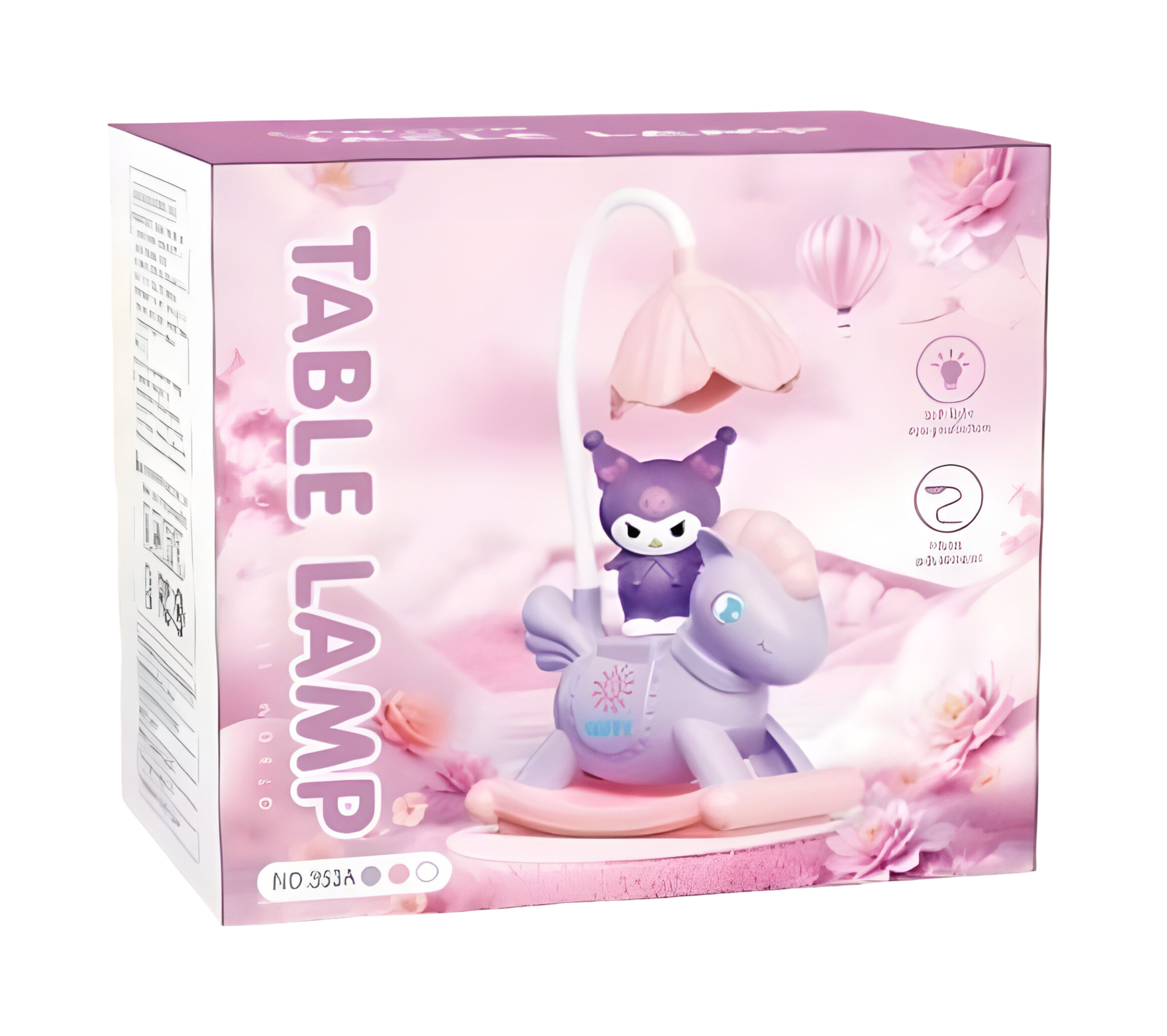 Настольная лампа Куроми Фиолетовый (353A) - фото 3