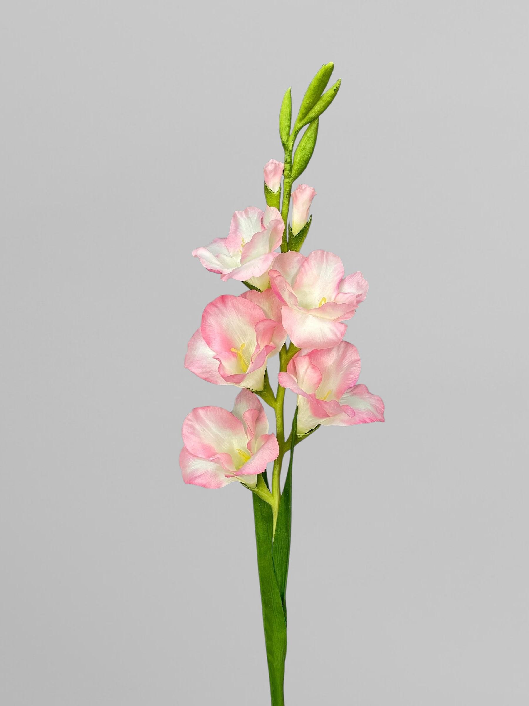 Искусственный гладиолус сатин 90 см Розовый (К10002) Искусственный гладиолус сатин 90 см Розовый (К10002)