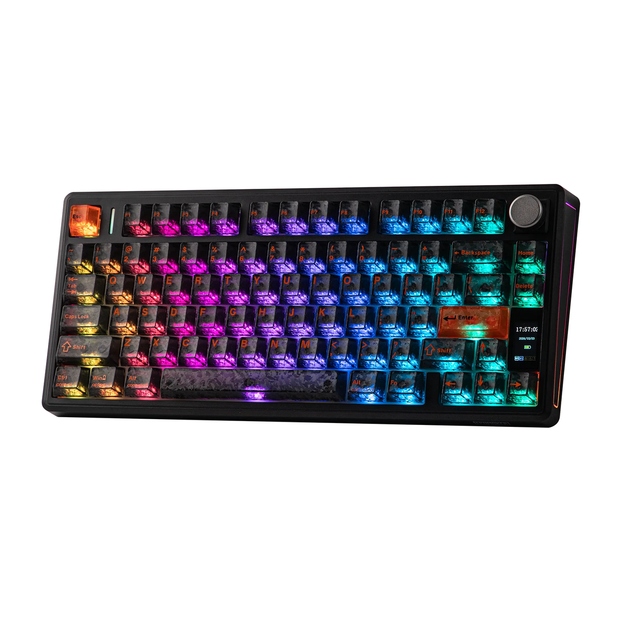 Клавіатура бездротова EPOMAKER TH80 V2 PRO Creamy Jade Switch Black (34109417)
