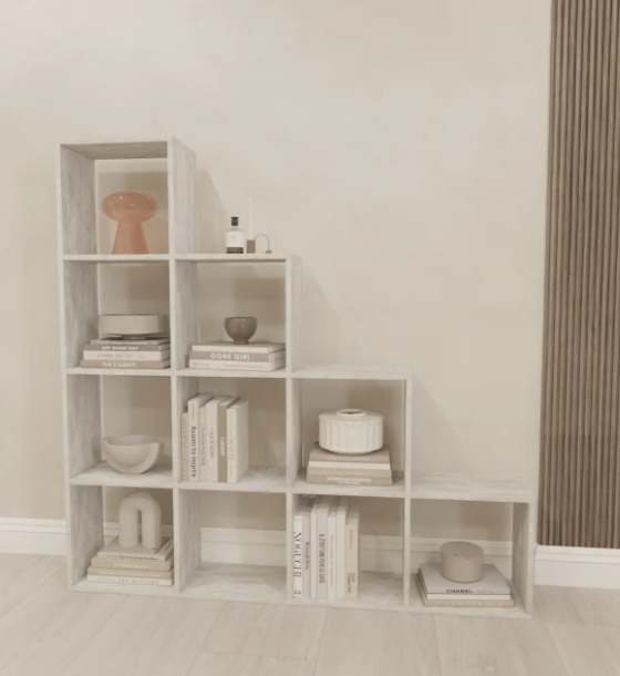 Стеллаж GP-8 10 ячеек ДСП Бетон (29674363)