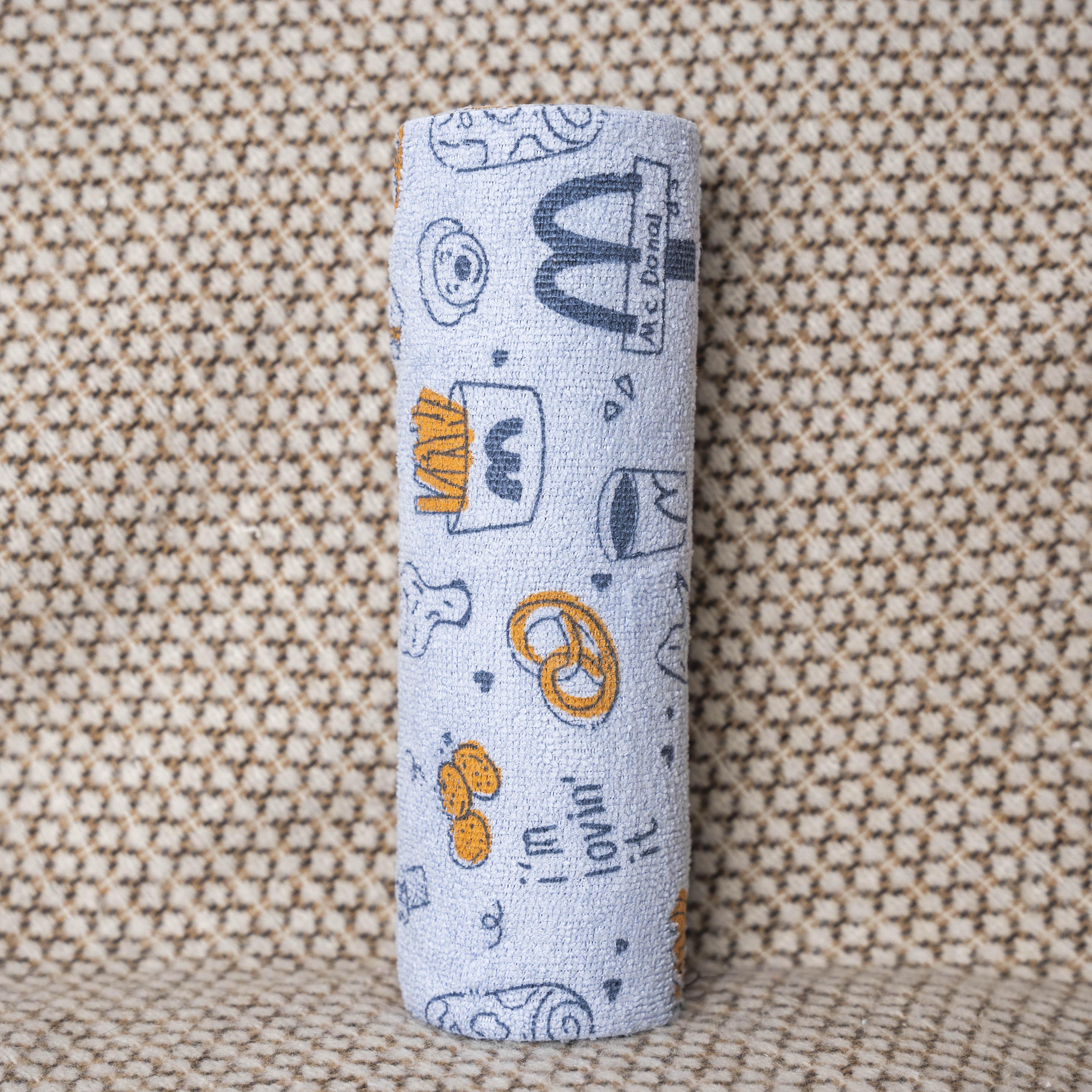 Салфетки кухонные отрывные 25х25 см Светло-голубой (88964)