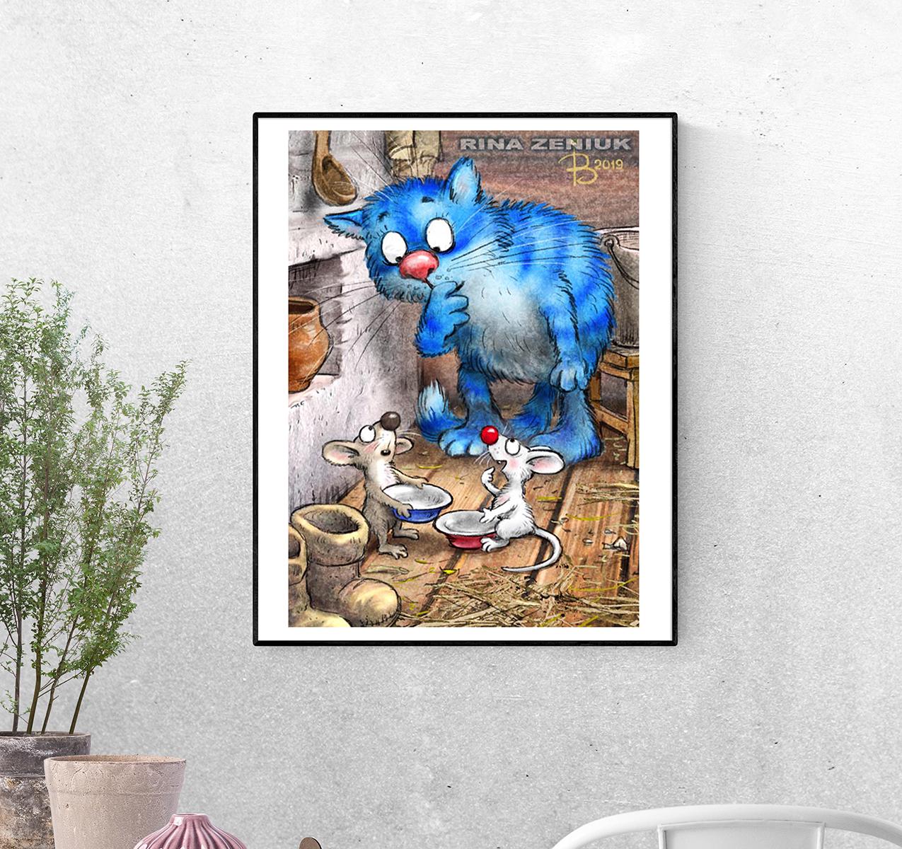 Постер Ни крошки во рту формат А-3