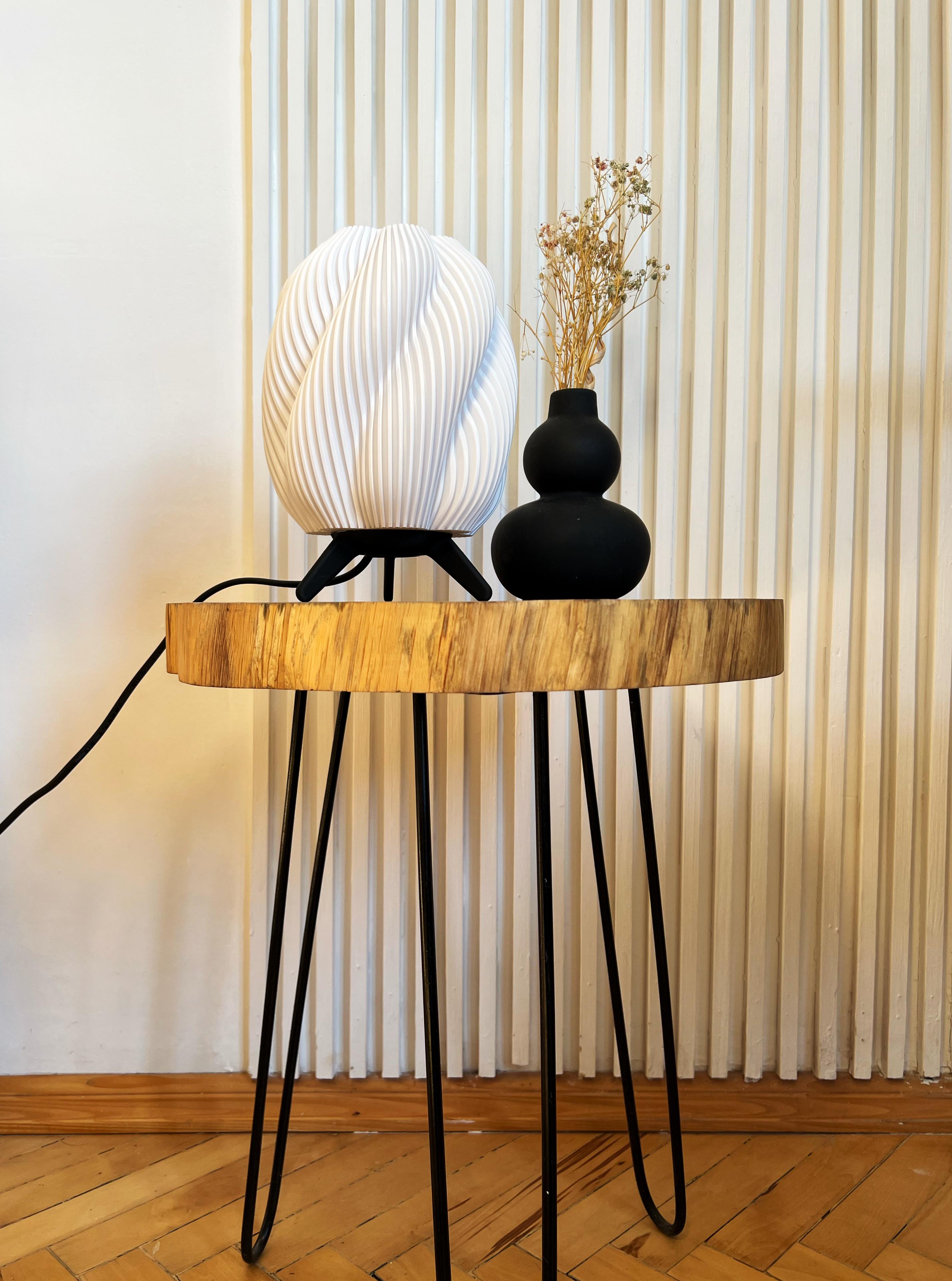 Настільна лампа TEPLO FLOWA L 3,1 Вт Е27 Білий (100101) - фото 3