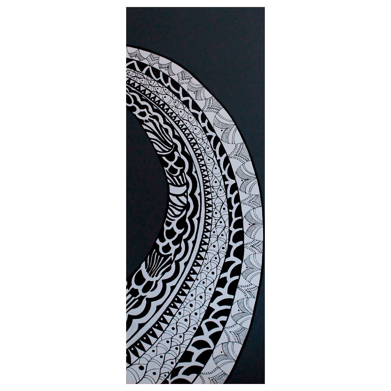 Металлокерамический обогреватель дизайнерский Uden-S-500D Перо до 10 м2 975х350 мм (25748165)