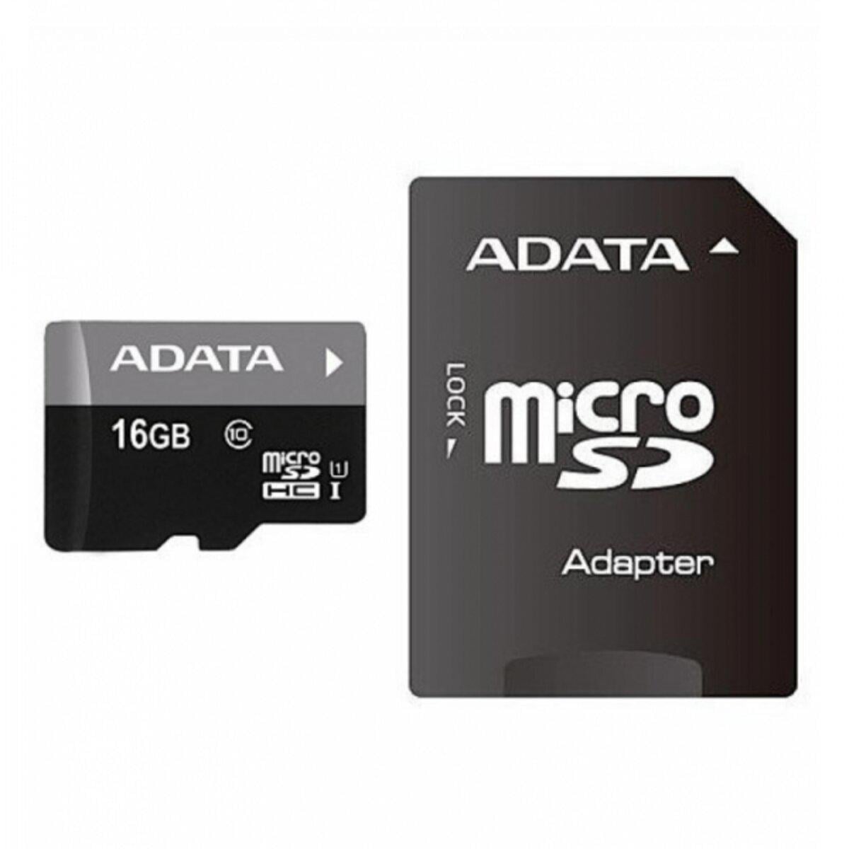 Карта пам'яті microSDHC A-DATA Premier 16 Gb Class 10 R-100 Mb/s