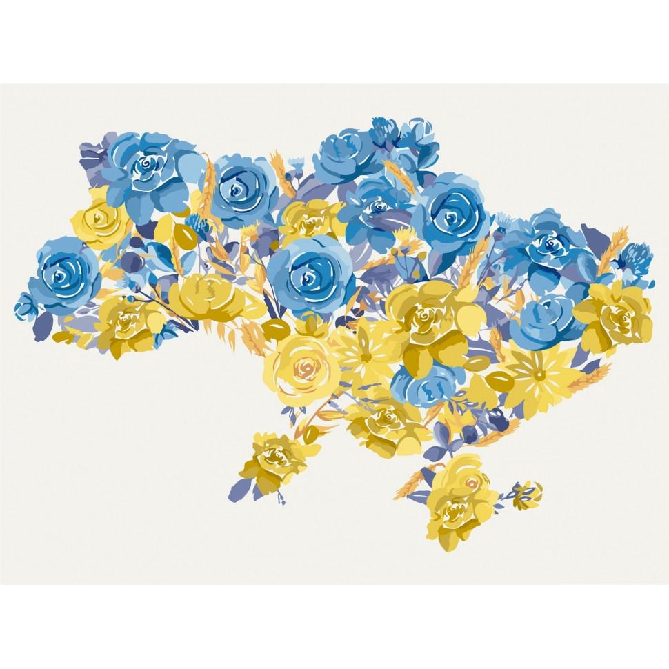 Картина по номерам Bambi Цветущая Украина 30x40 см (10596-NN)