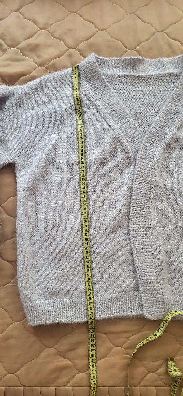 Кардиган Lilit 56789 мохеровый Голубой (56791) - фото 4 Кардиган Lilit 56789 мохеровый Голубой (56791) - фото 4