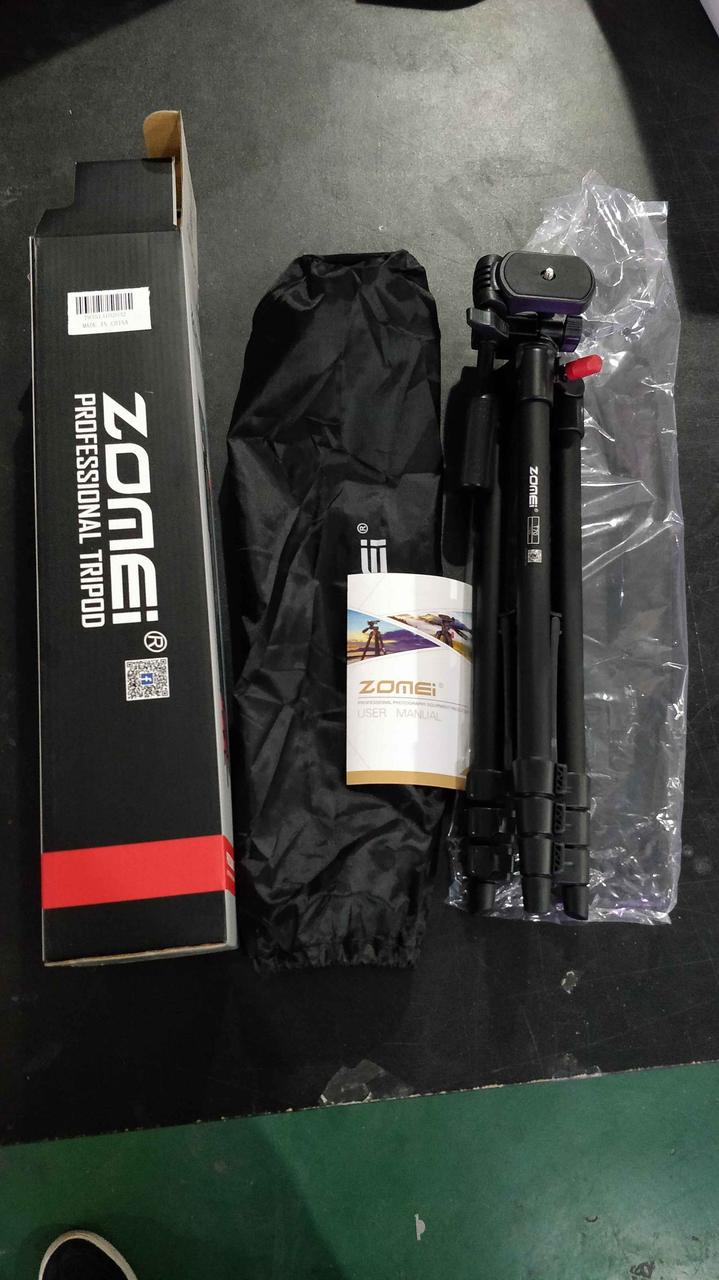 Штатив Zomei T70 для фотоапаратів камер та телефонів з кріпленням та пультом телефону - фото 10
