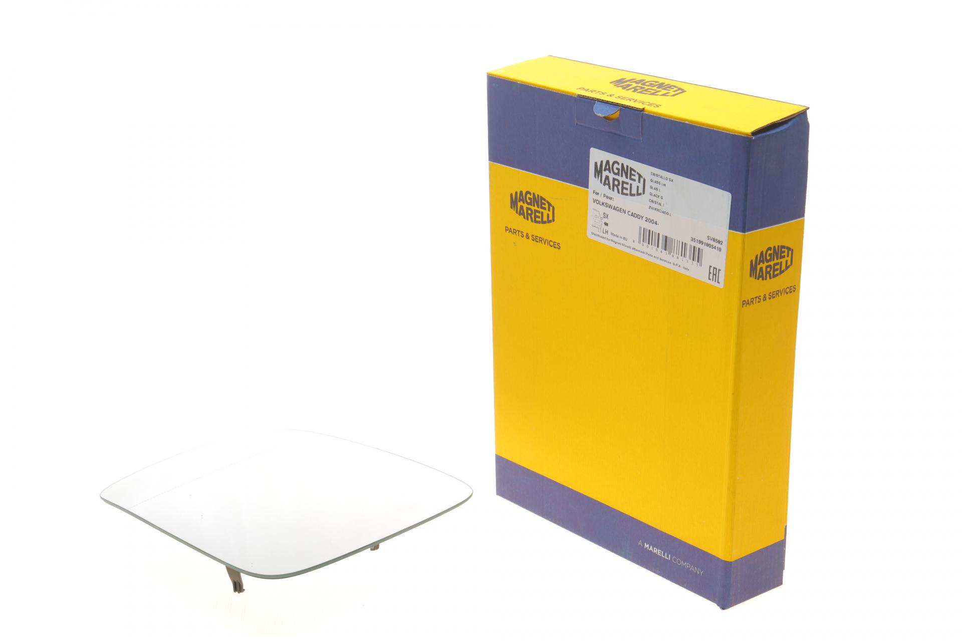 Стекло зеркала VW Caddy III 03-20/T5 03-15 левое (351991805410 MAGNETI MARELLI)