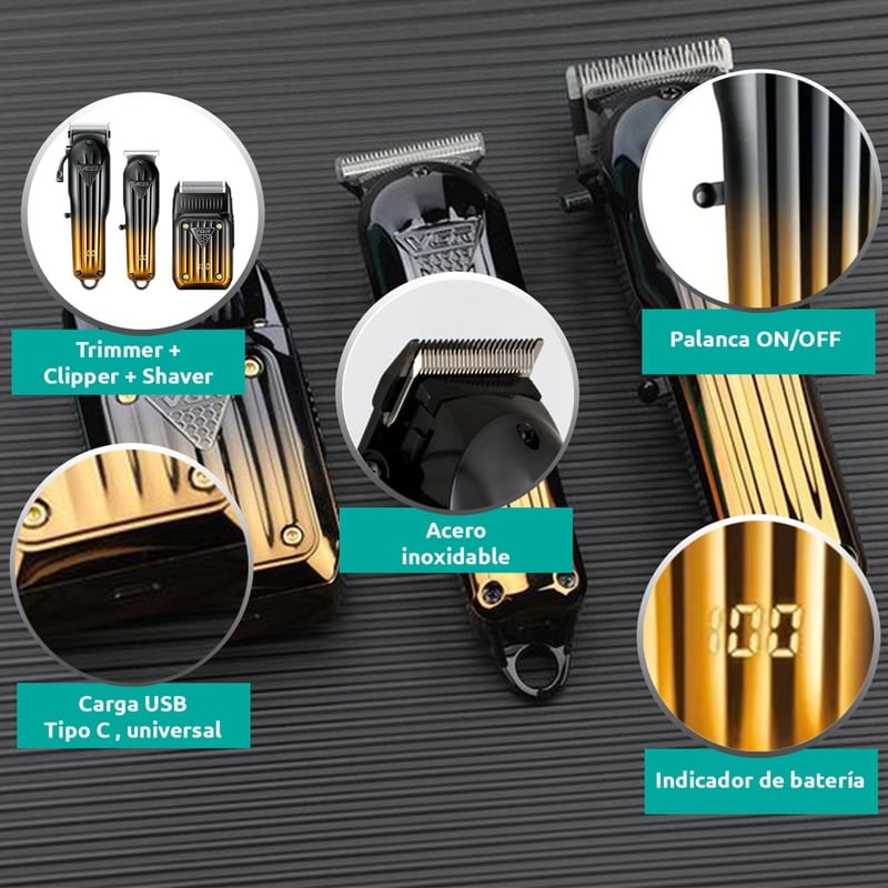 Машинка для стрижки VGR V-644 3в1 аккумуляторная комплект (tf7436) - фото 6 Машинка для стрижки VGR V-644 3в1 аккумуляторная комплект (tf7436) - фото 6