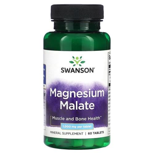 Магний Swanson Magnesium Malate 150мг 60 табл. (SW1708)