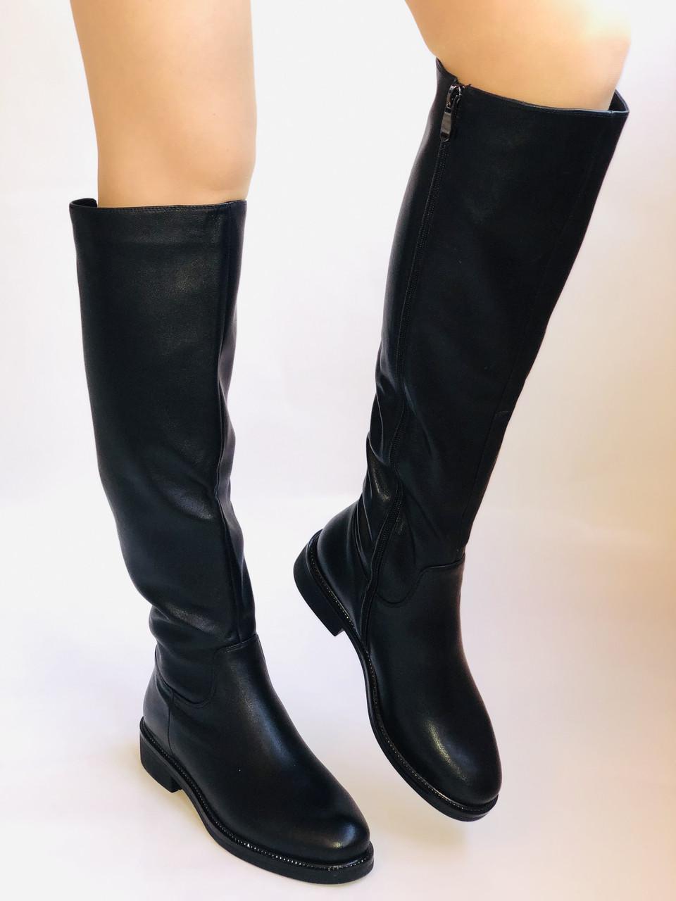 Ботфорти жіночі зимові Molka р. 37 24,0 см Чорний (2444) - фото 6 Ботфорти жіночі зимові Molka р. 37 24,0 см Чорний (2444) - фото 6