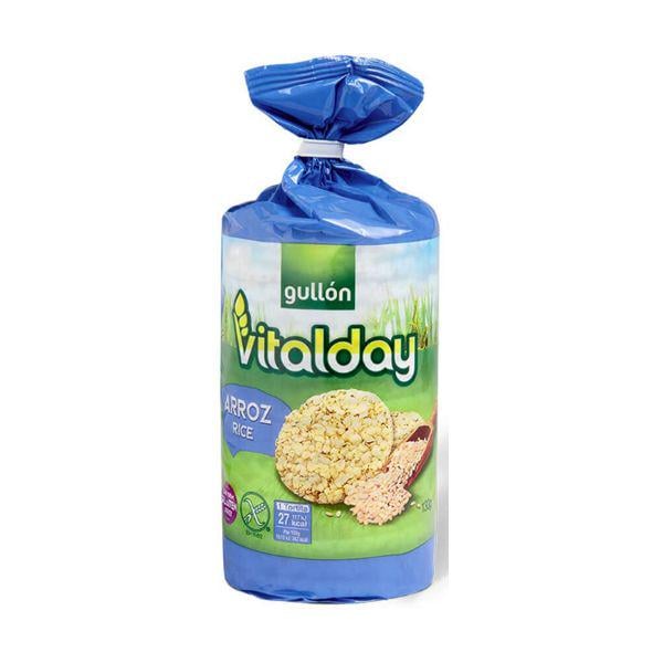 Хлібці без глютену рисові Vitalday Gullon 130 г (8410376033151)