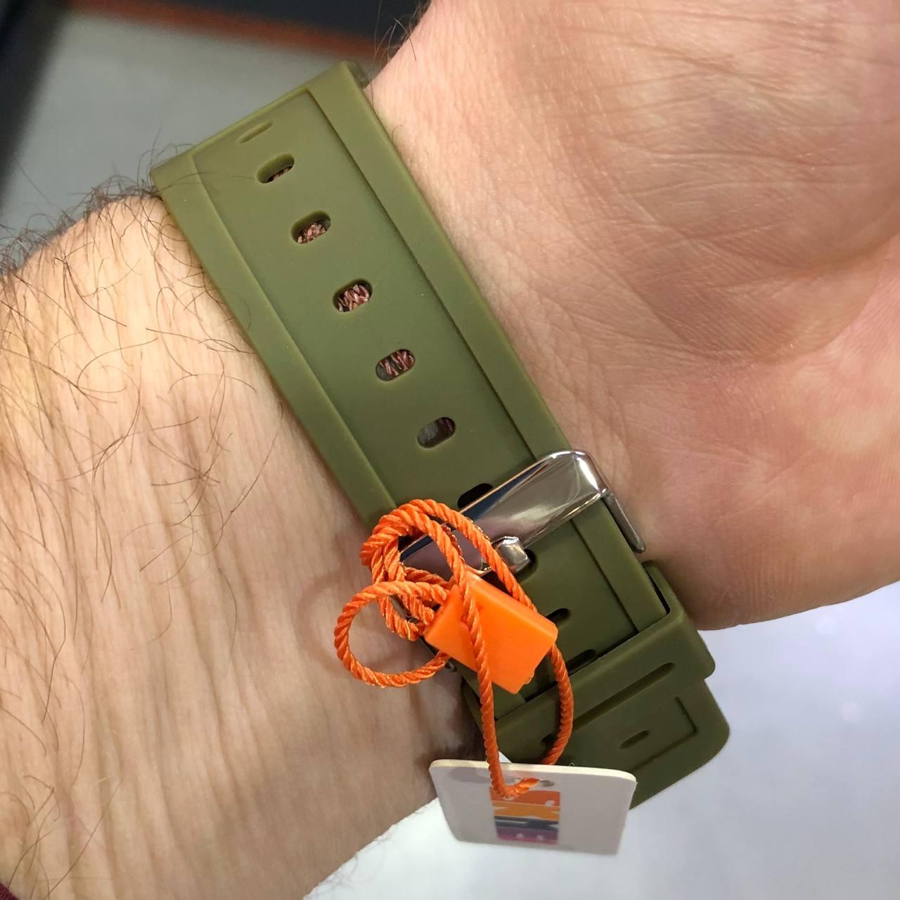 Наручные часы мужские Skmei военные противоударные водонепроницаемые с подсветкой квадратный Зеленый (25166682) - фото 4 Наручные часы мужские Skmei военные противоударные водонепроницаемые с подсветкой квадратный Зеленый (25166682) - фото 4