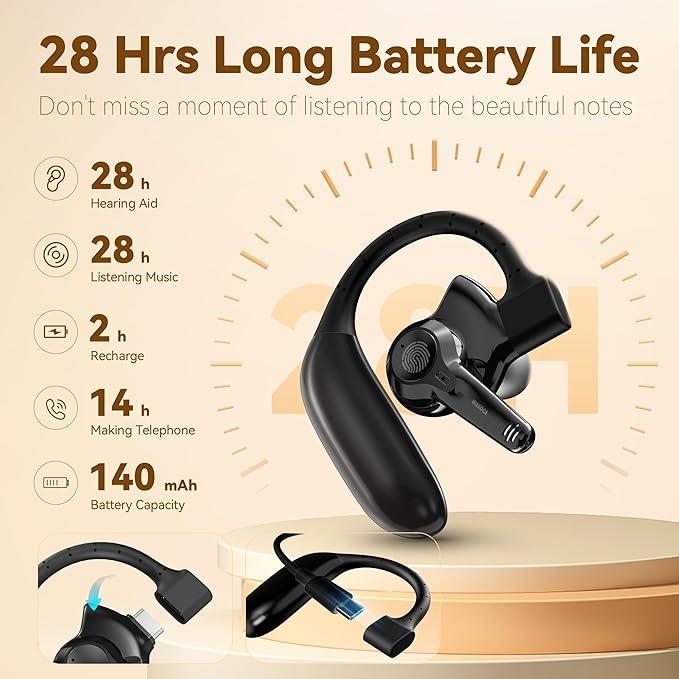 Слуховий апарат Bluetooth для людей похилого віку з шумопоглинанням та регулюванням гучності - фото 6 Слуховий апарат Bluetooth для людей похилого віку з шумопоглинанням та регулюванням гучності - фото 6