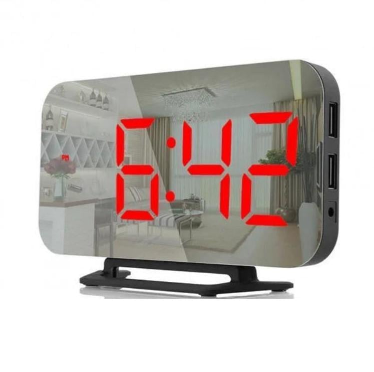 Годинник настільний DS-3625L електронний з підсвіткою 220В Чорний/Червоний Годинник настільний DS-3625L електронний з підсвіткою 220В Чорний/Червоний