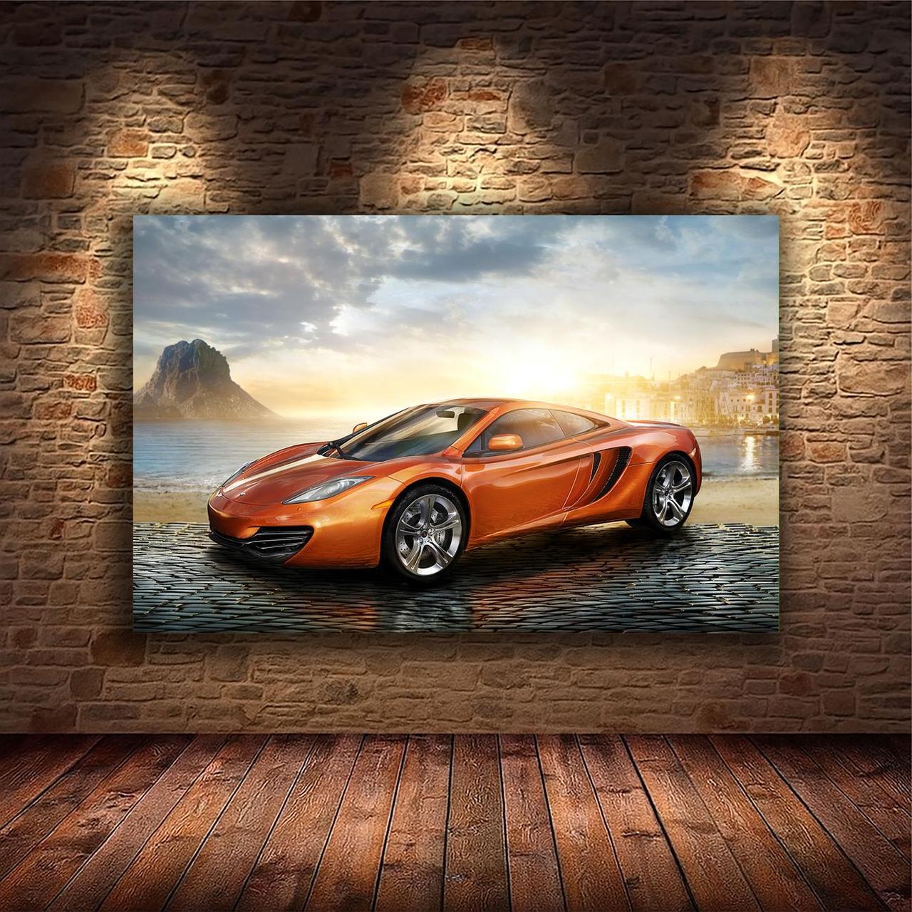 Картина на холсте Спортивный автомобиль 30x40 см (M119)