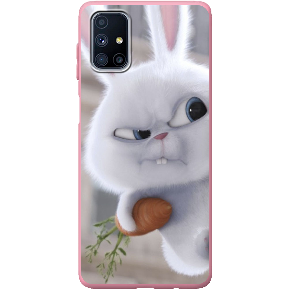 Чохол Boxface Samsung M515 Galaxy M51 Rabbit Snowball Рожевий силікон (40937-up1116-42165)