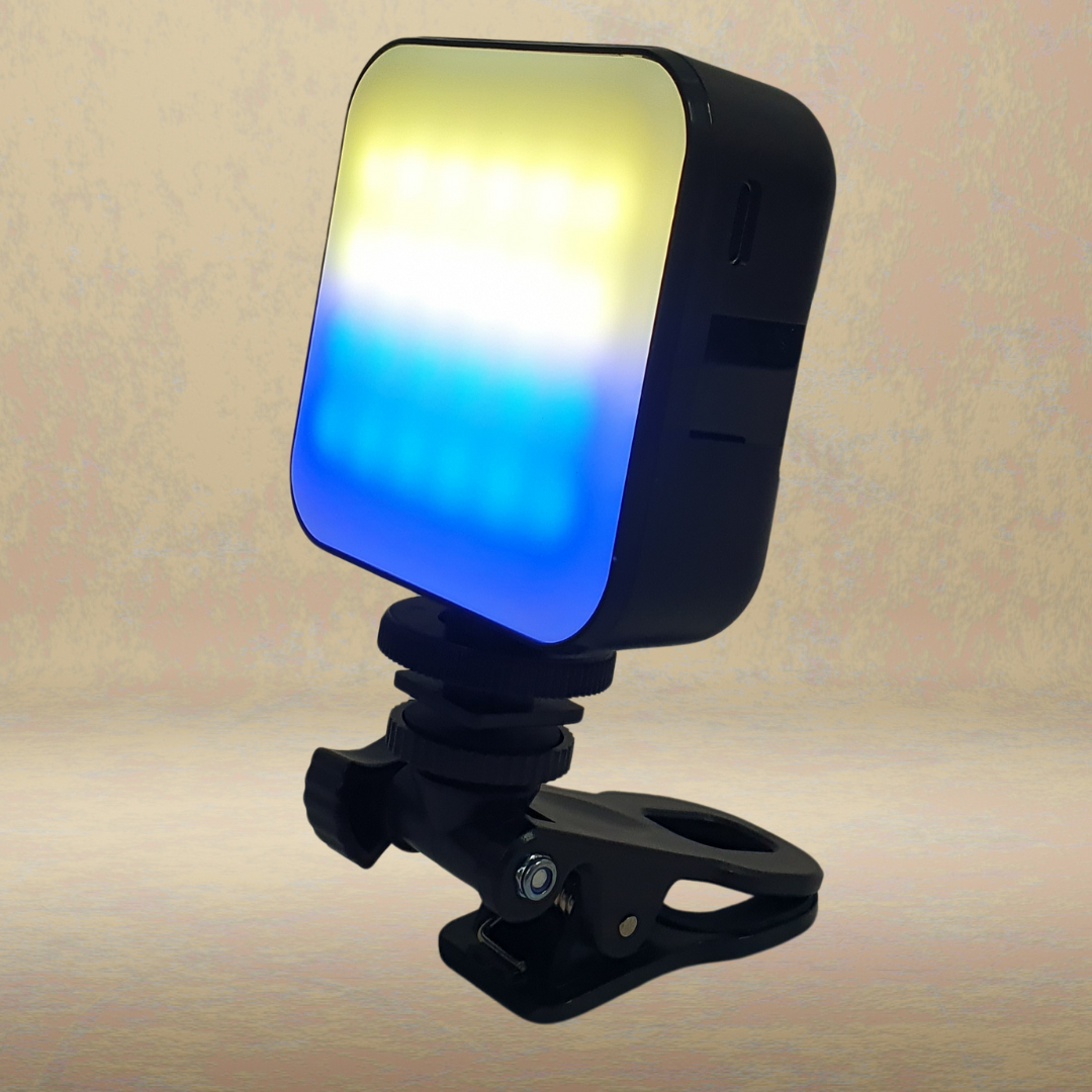 Світильник світлодіодний LAMP AYAY RGB кліпсовий для відеозйомки 3200 до 6500 К - фото 2