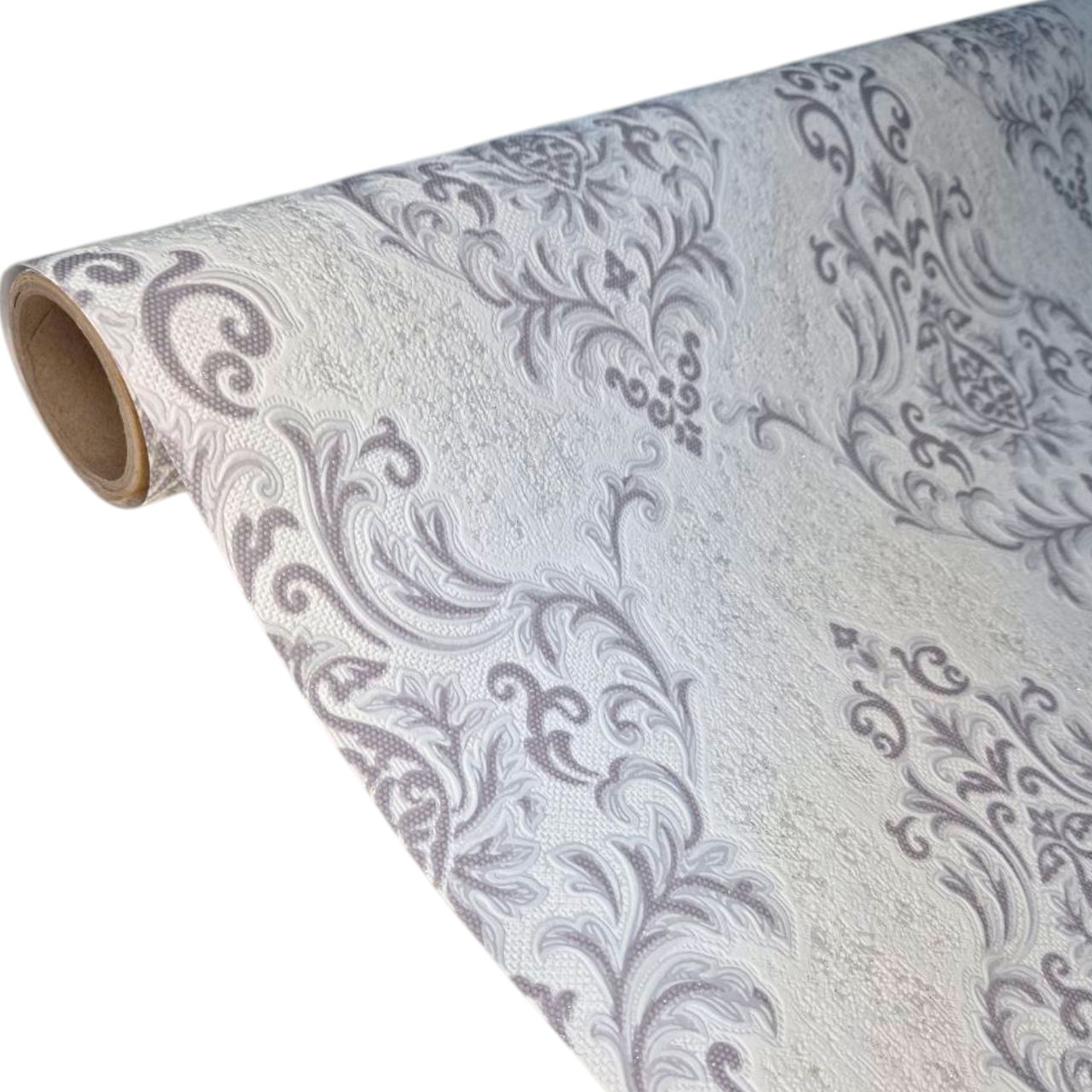 Обои виниловые Славянские обои 3746-03 с узором для спальни/гостиной/коридора/офиса 10,05x1,06 м Серый (2481509890)