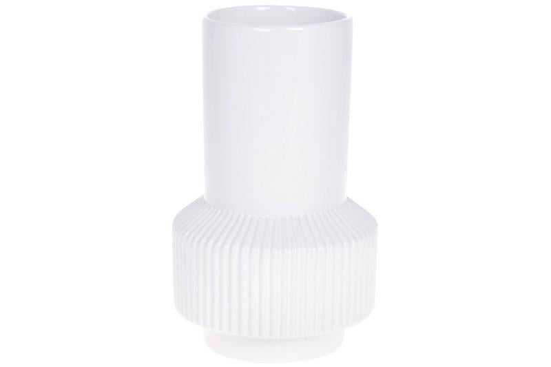 Ваза керамическая BonaDi 733491 22 см Белый (100273)