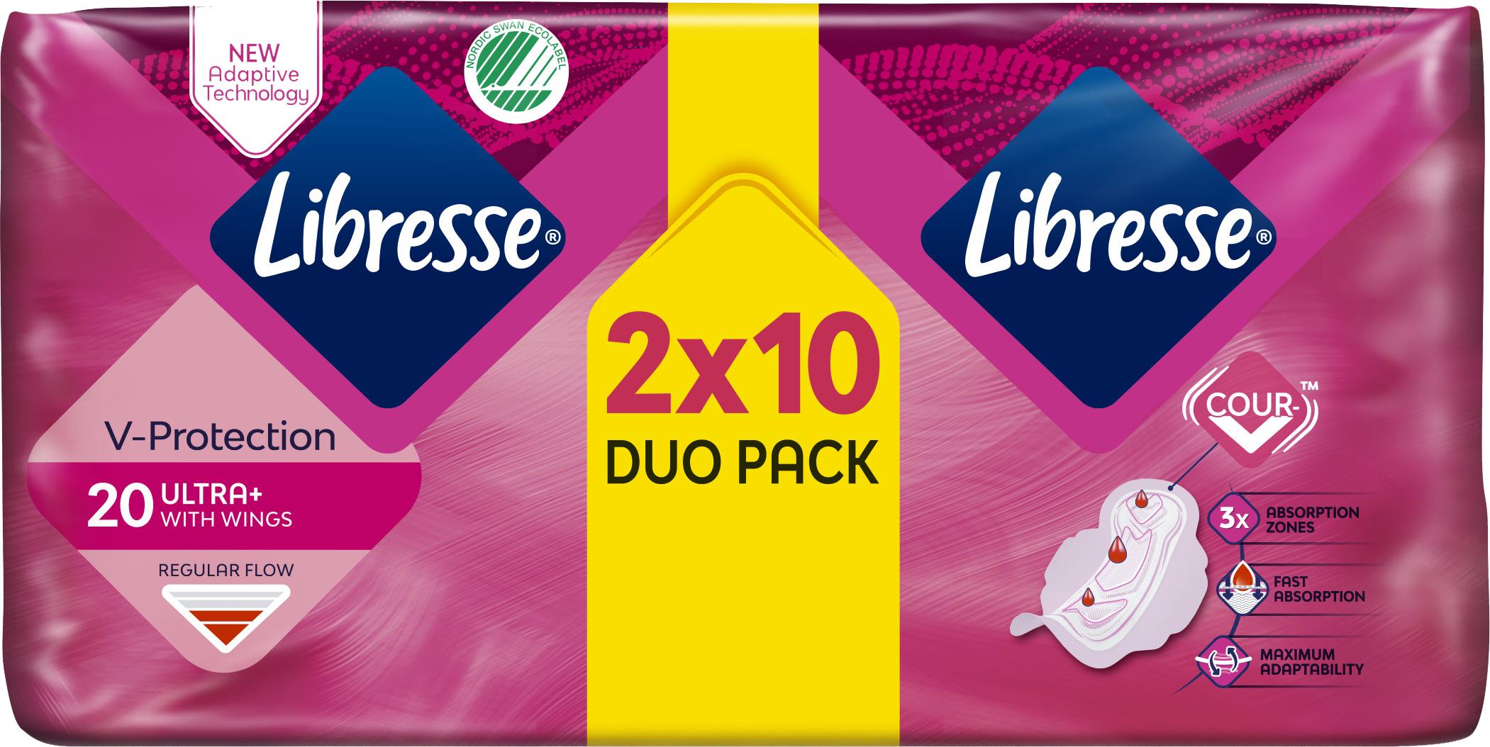 Прокладки гігієнічні Libresse Ultra DUO Normal Soft 20 шт. (12342)