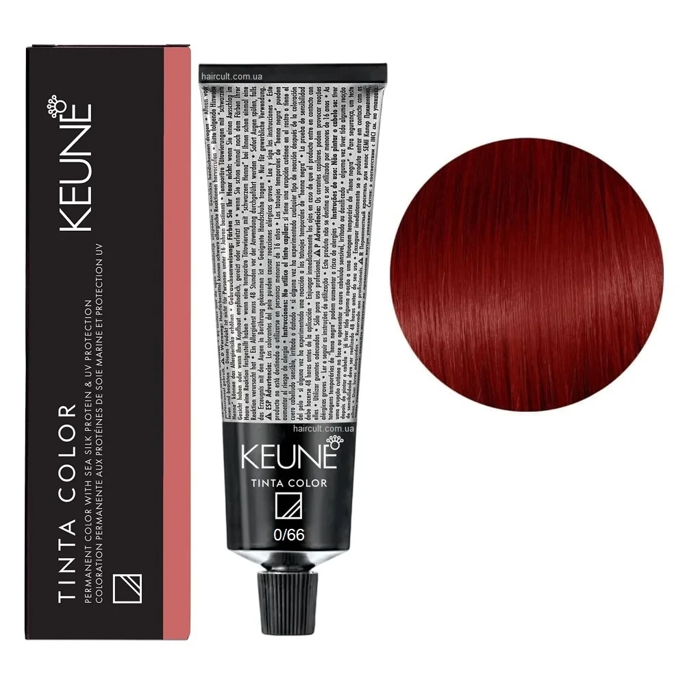 Краска для волос стойкая Keune Tinta Color 0.66 Red 60 мл