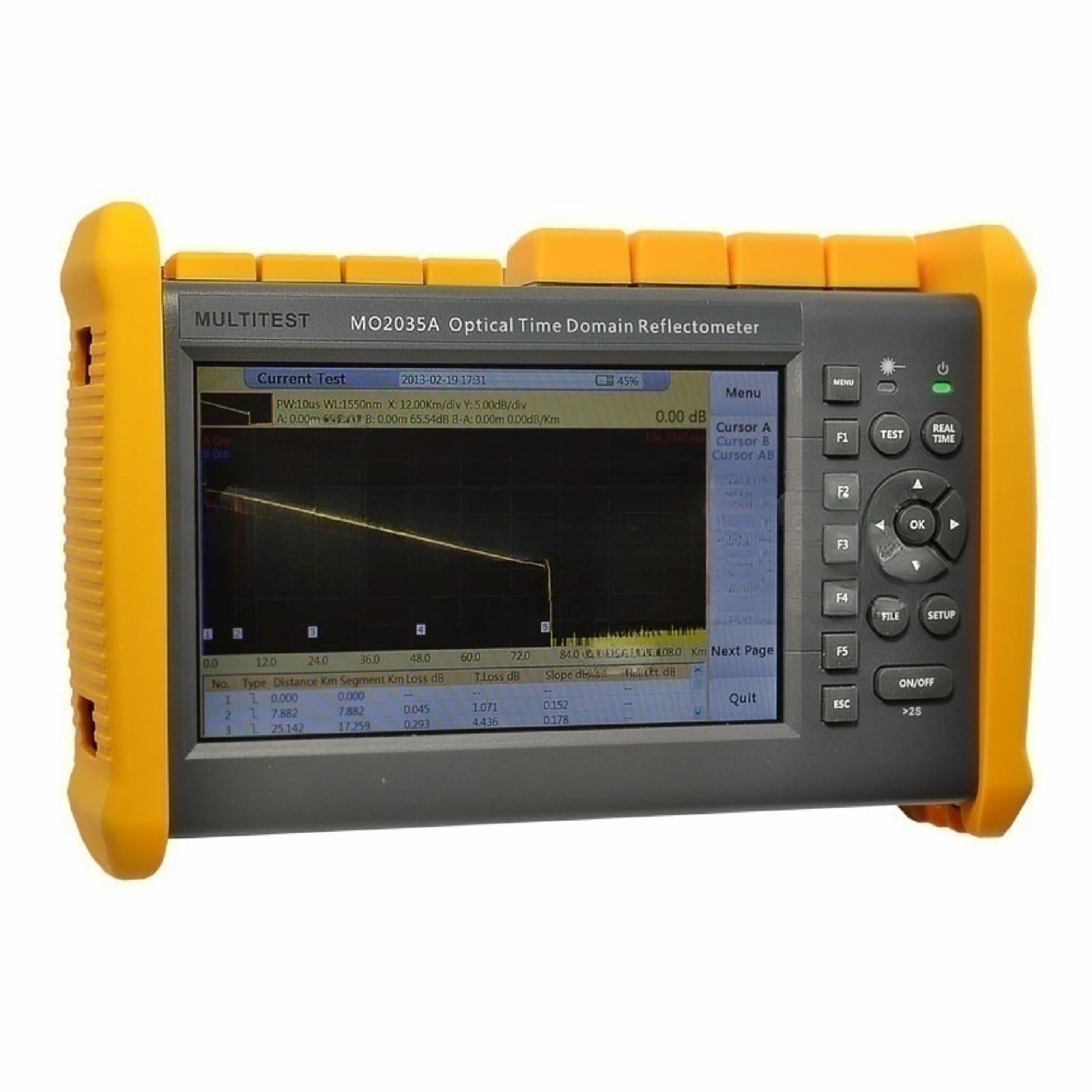 Рефлектометр оптический Multitest MO2035B FC/UPC 1310/1550 нм 35/33 дБ VFL LS OPM OTDR (57088)