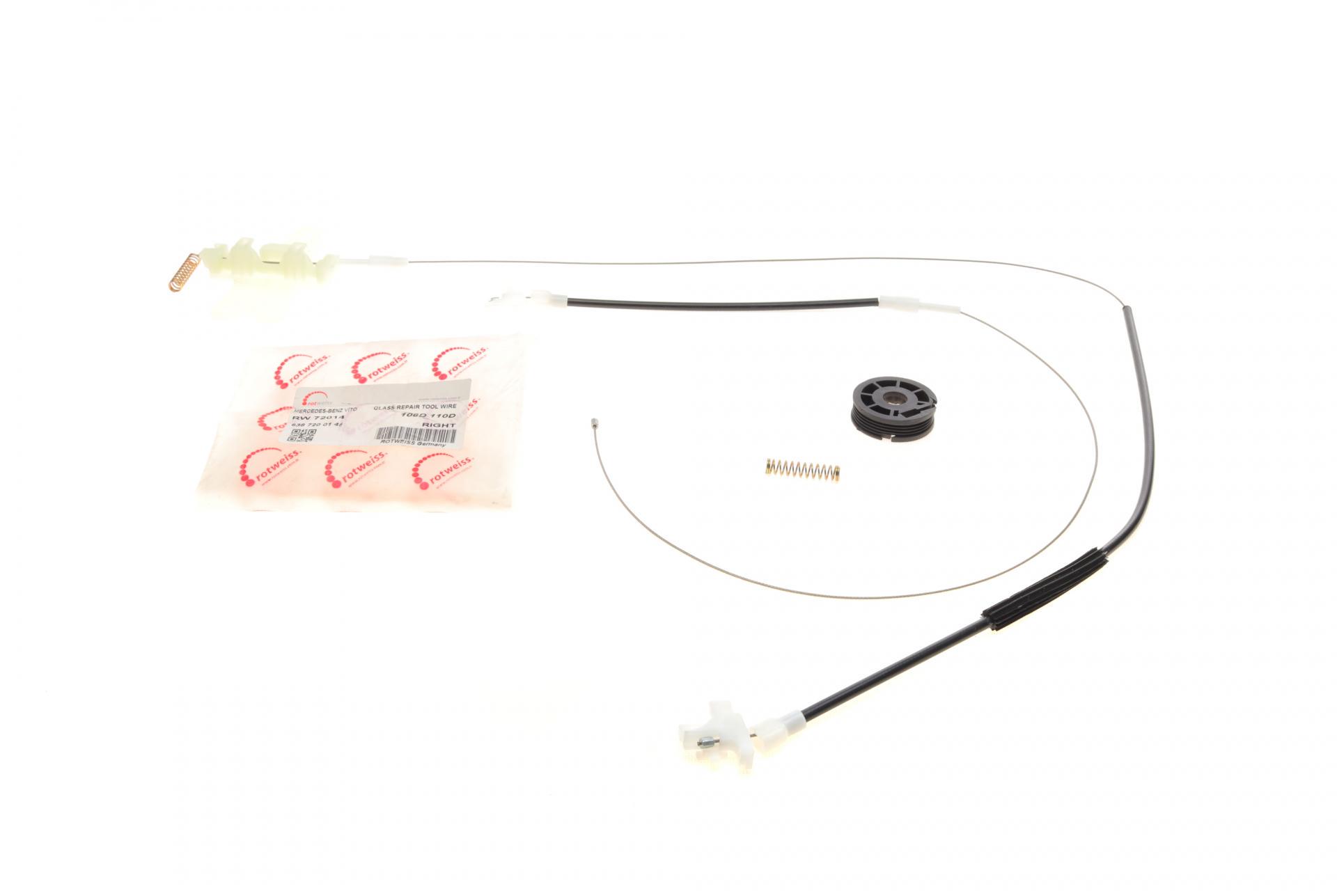Ремкомплект стеклоподъемника ROTWEISS Mercedes Vito W638 96-03 R 6387200346 - (RW72014)