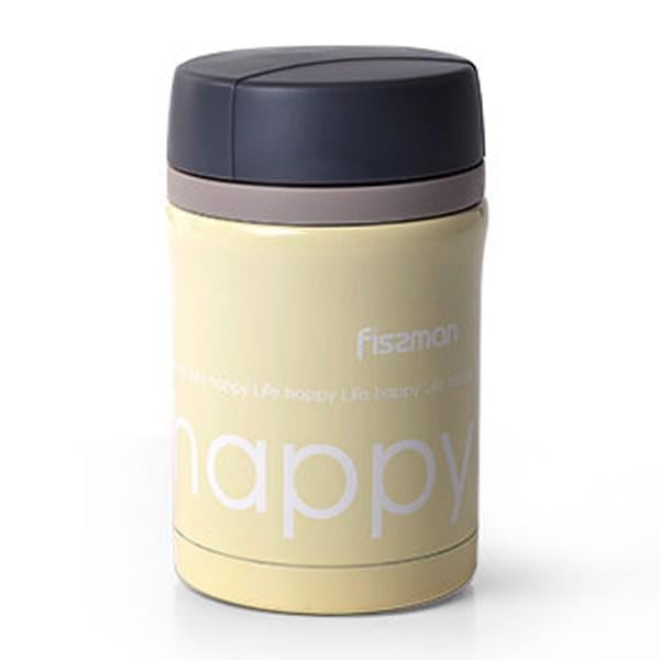 Термос для еды Fissman 450 мл Светло-желтый (9641)