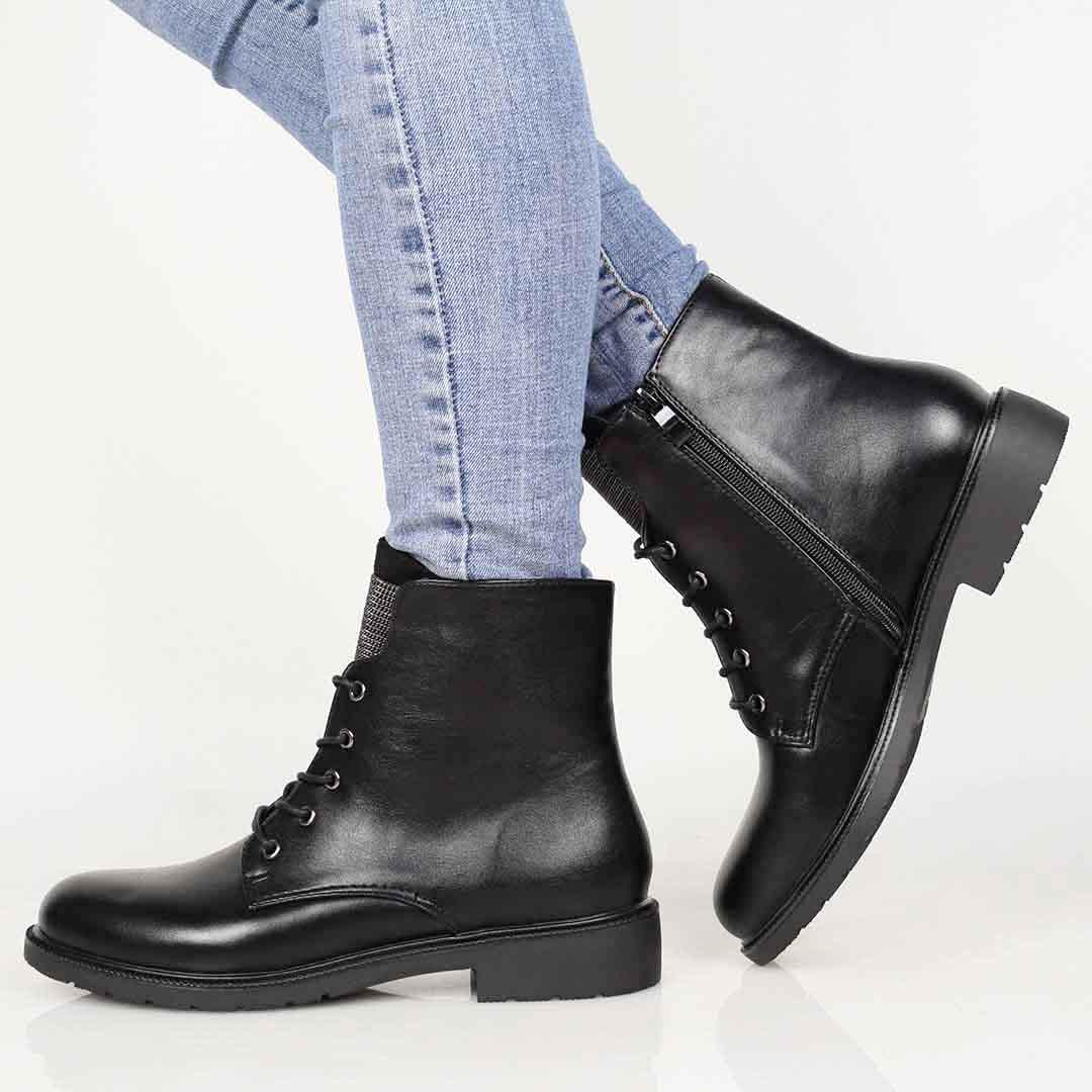 Ботинки женские с цепочками 327207 р. 41 26 см