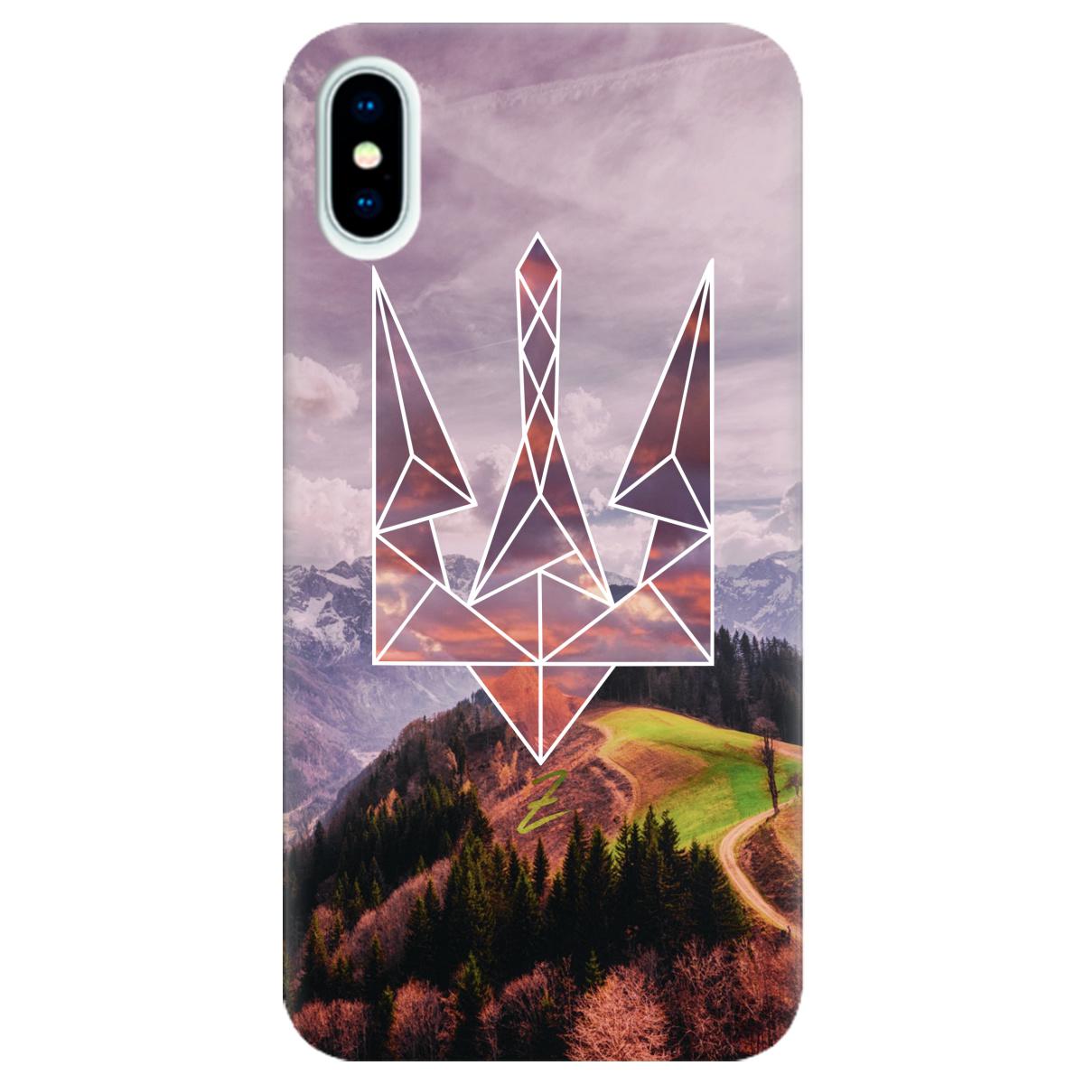 Силиконовый чехол Zorrov для Apple iPhone X - Ukraine (10290050153033564)