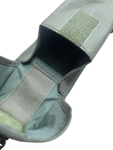 Подсумок на 2 магазина АК закрытого типа Олива (КОРДУРА 1000D) - фото 3