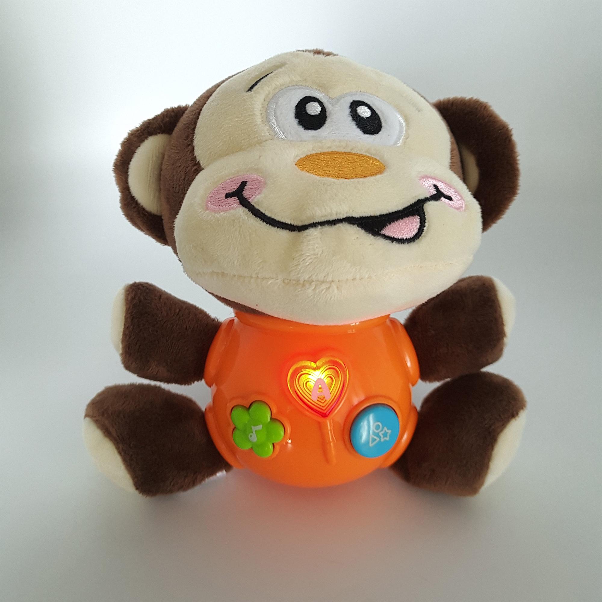 Брязкальце музичне TK Union Group мавпочка з підсвічуванням 17 см (108758m) - фото 2 Брязкальце музичне TK Union Group мавпочка з підсвічуванням 17 см (108758m) - фото 2