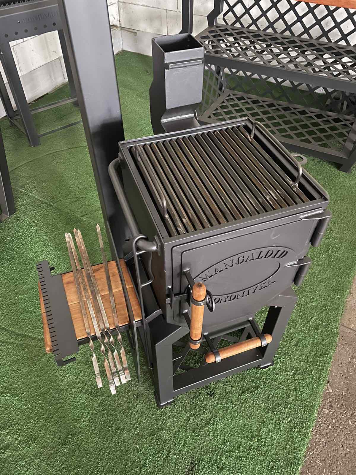 Печ мангал MANGALOID трансформер - фото 4 Печ мангал MANGALOID трансформер - фото 4