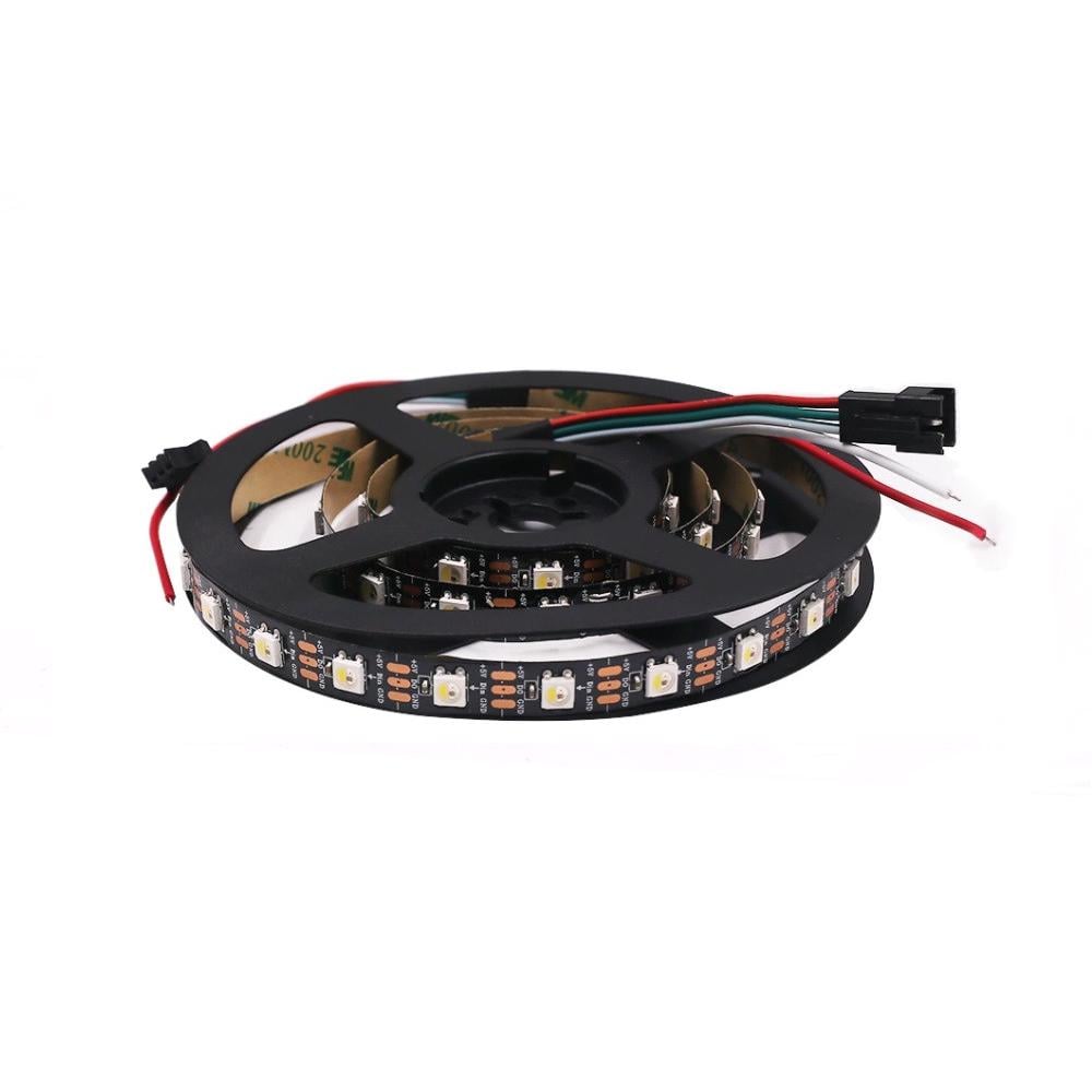 Світлодіодна стрічка RGBW 5050 6812 5V 60 світлодіодів Чорний (28198)