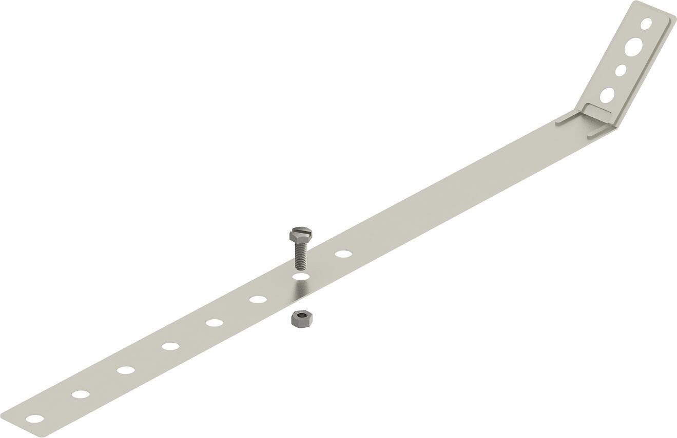 Хомут на водоспуск OBO bettermann 60-130 мм нержавіюча сталь для ринви (5350905)
