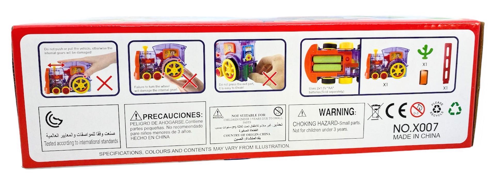 Развивающая игрушка Паровозик из домино со светом и звуками (00432) - фото 7 Развивающая игрушка Паровозик из домино со светом и звуками (00432) - фото 7