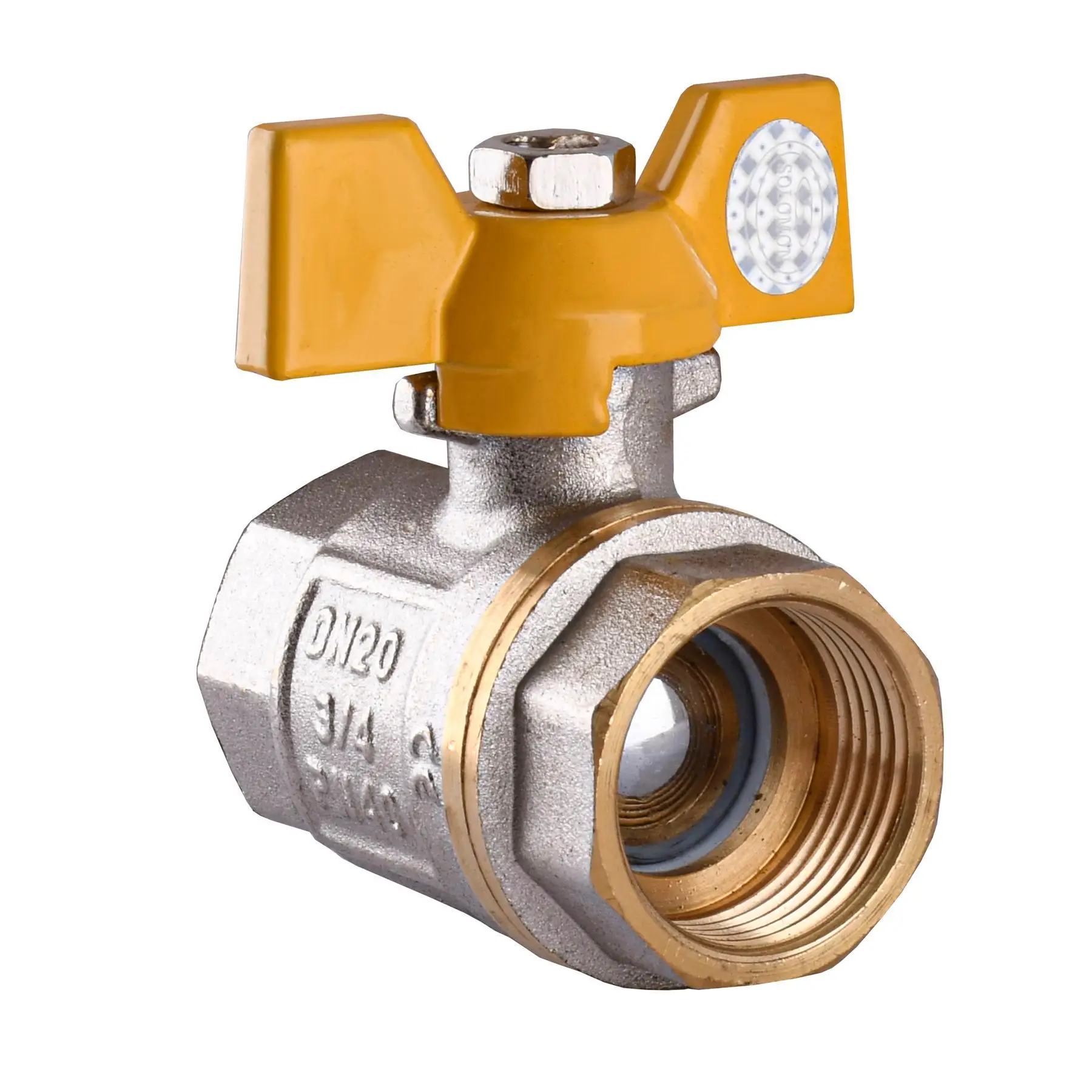 ᐉ Кран шаровой прямой SOLOMON 3/4″ ВВ ЖМ PN40 B1007 (GSR-000001505 ...