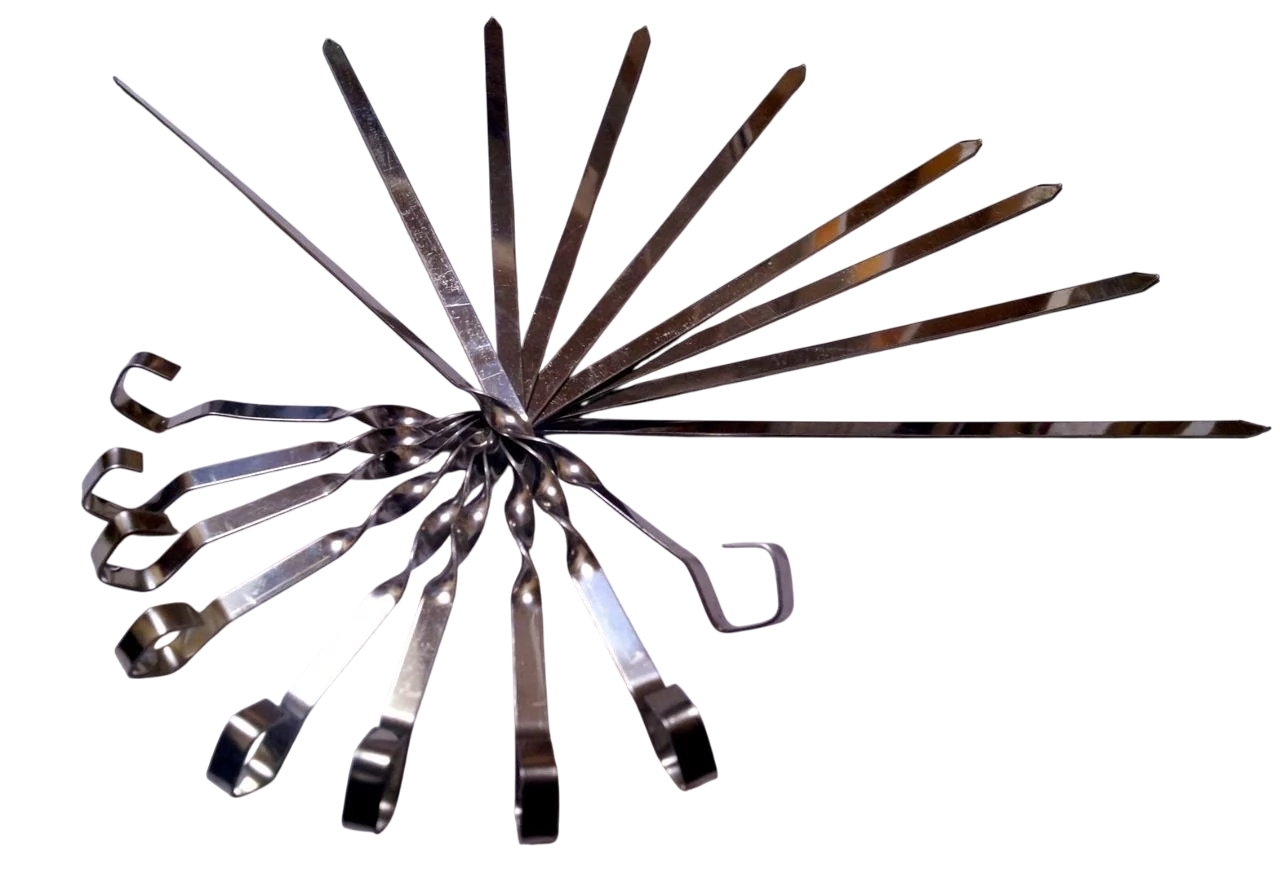 Шампура з нержавіючої сталі 1,5 мм (1415405314) Шампура з нержавіючої сталі 1,5 мм (1415405314)