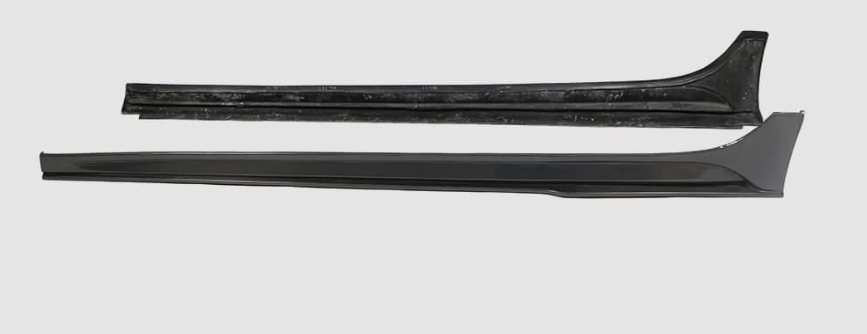 Боковые пороги DDCarbon V3 для Base/S/S Q4/Diesel/250 Diesel для Maserati Ghibli 2013-2023 гг. натуральный карбон (153602)